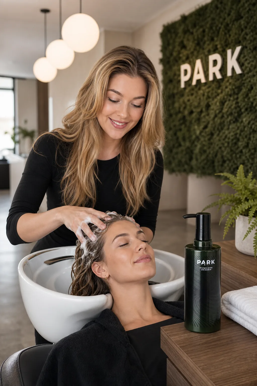 Vask i massagestol